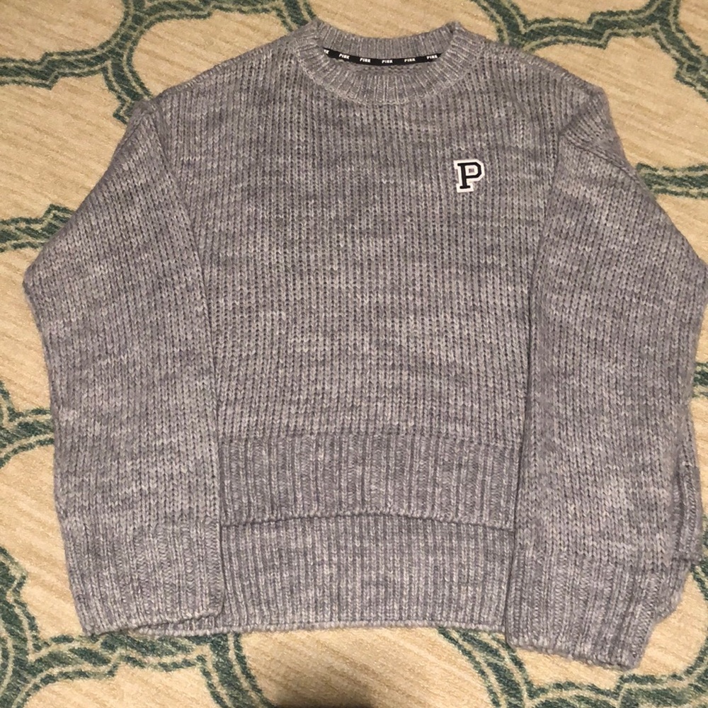 Victoria’s Secret Pink medium oversize boyfriend, sweater, chunky knit